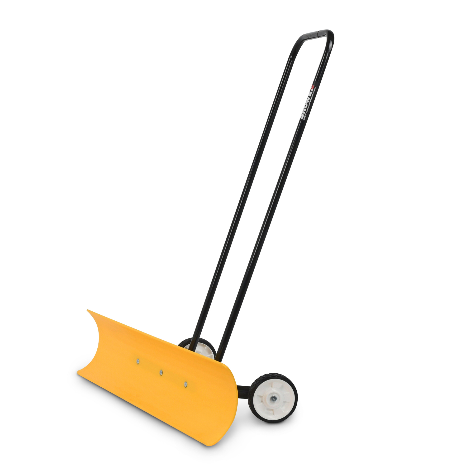 SnowEx Heavy-Duty Wheeled Snow Shovel — Ultra-High Molecular Weight Polyethylene, Model# SP-36WL